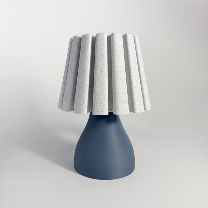 Plissé Table Lamp - Marble