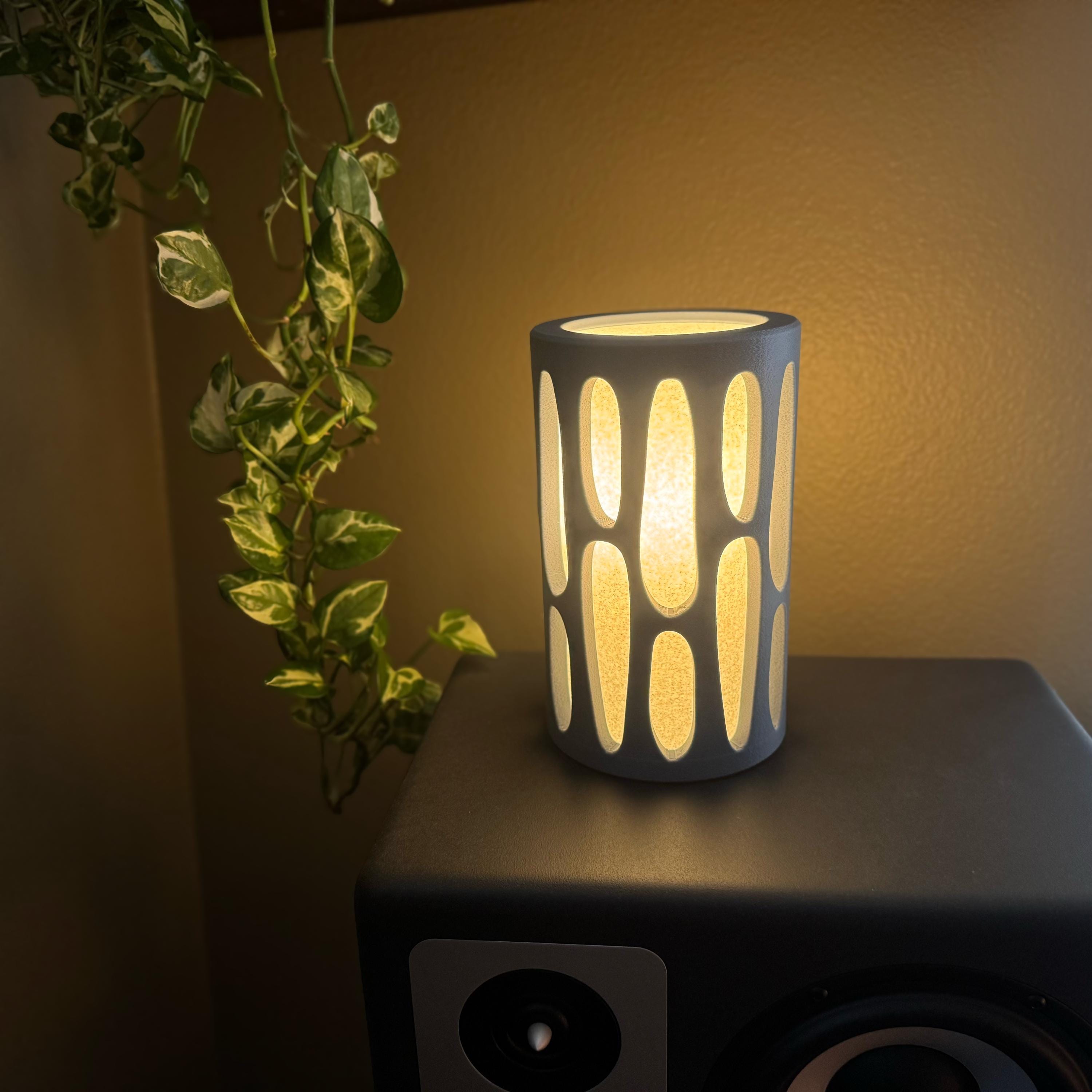 Strata Table Lamp - Marble