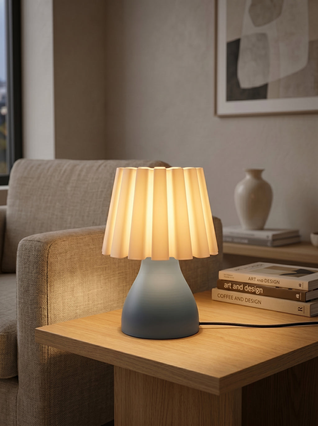 Plissé Table Lamp