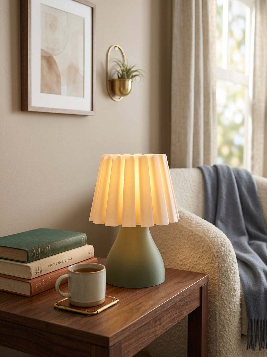 Plissé Table Lamp